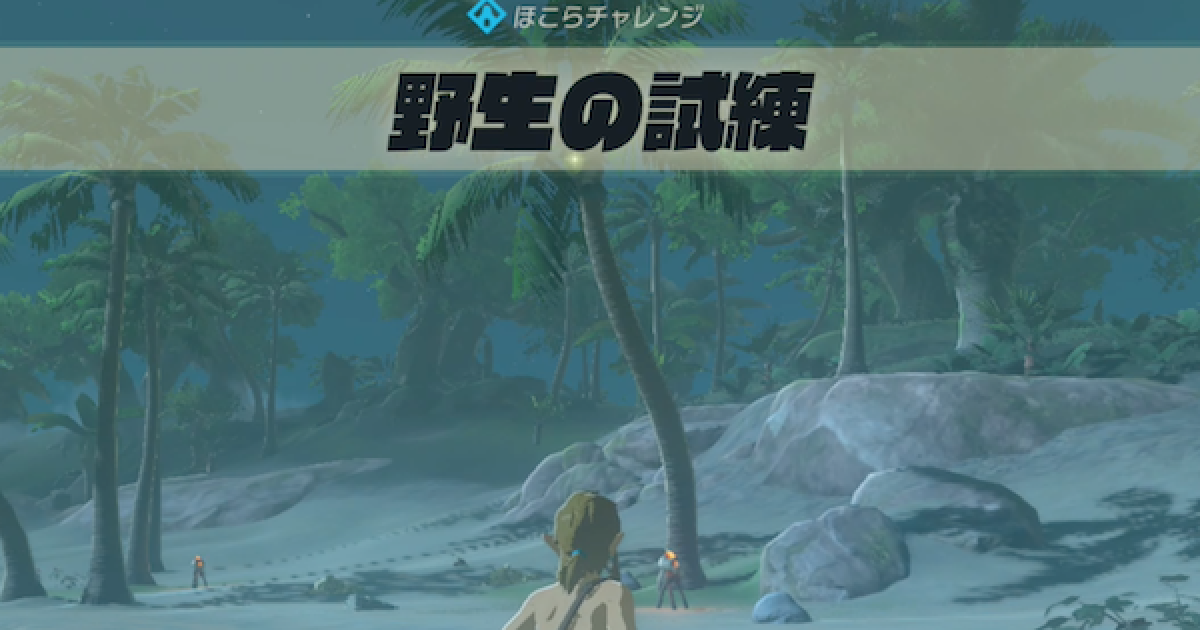 ブレスオブザワイルド 野生の試練の攻略と発生場所 ゼルダの伝説ブレスオブザワイルド ゲームウィズ