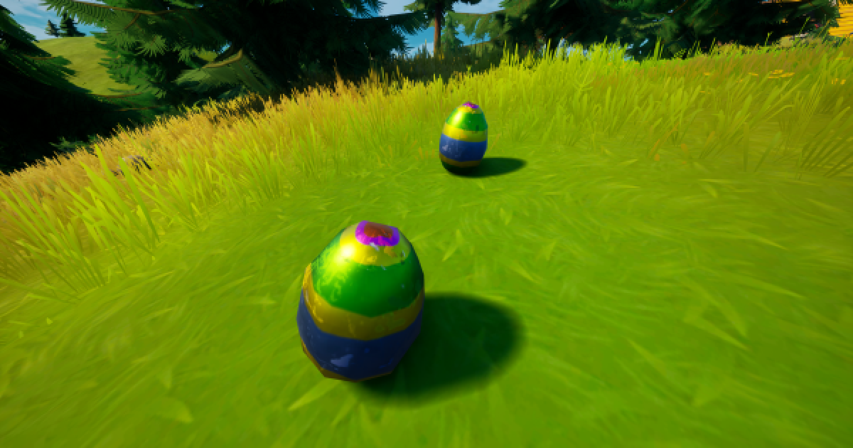 フォートナイト マップ中に隠されているバウンシーエッグを集める Fortnite ゲームウィズ