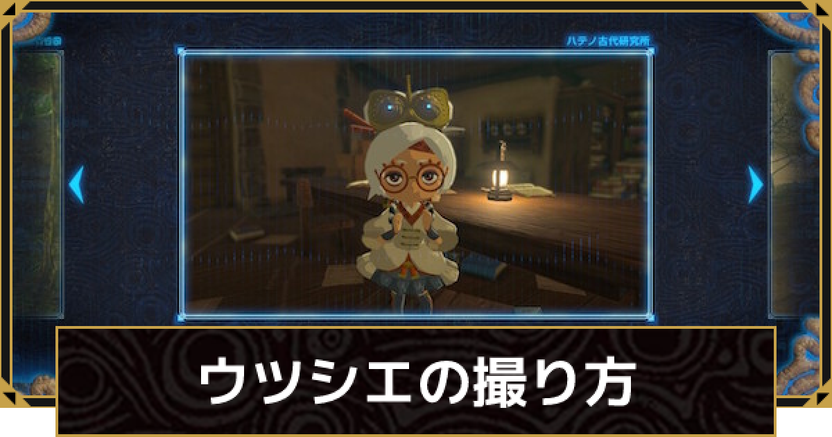 ブレスオブザワイルド ウツシエの撮り方と図鑑への登録方法 ゼルダの伝説ブレスオブザワイルド ゲームウィズ