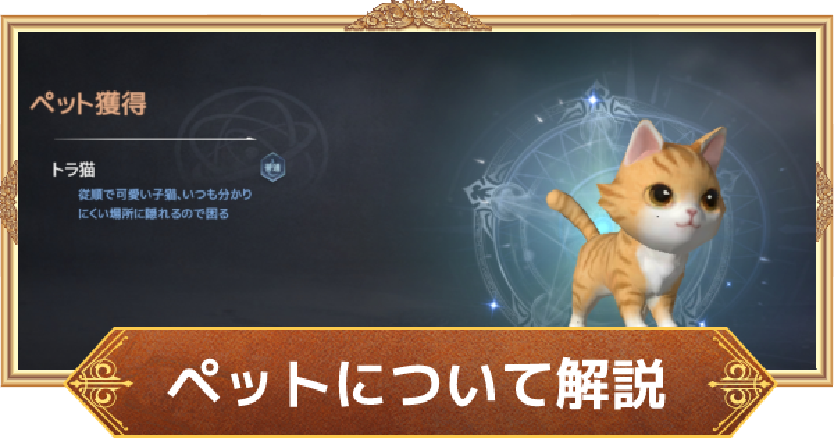 フォーセイクンワールド ペットについて解説 ゲームウィズ