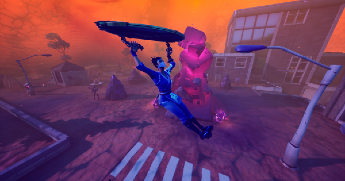 フォートナイト 滑空後15秒以内にサイドウェイズでキューブモンスターを倒す Fortnite ゲームウィズ