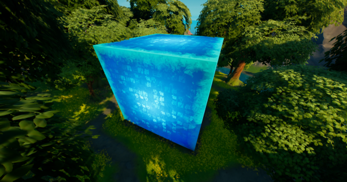 フォートナイト キューブに触れる Fortnite ゲームウィズ