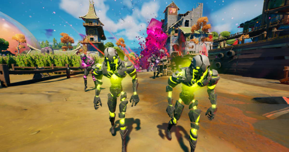 フォートナイト サイドウェイズで複数のタイプのキューブモンスターを倒す Fortnite ゲームウィズ