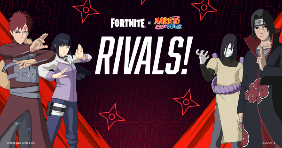 フォートナイト Naruto ナルト コラボ第2弾 ナルトのライバル達が登場 Fortnite ゲームウィズ