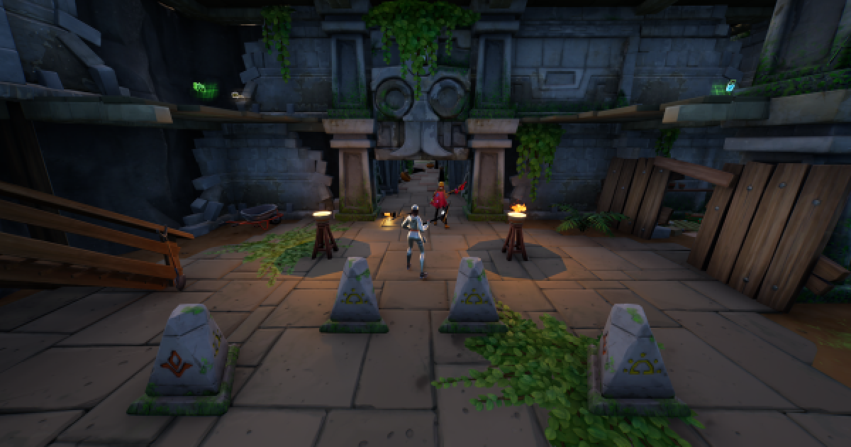 フォートナイト シャッフルドシュラインの大部屋に入り遺物の欠片を組み合わせる Fortnite ゲームウィズ