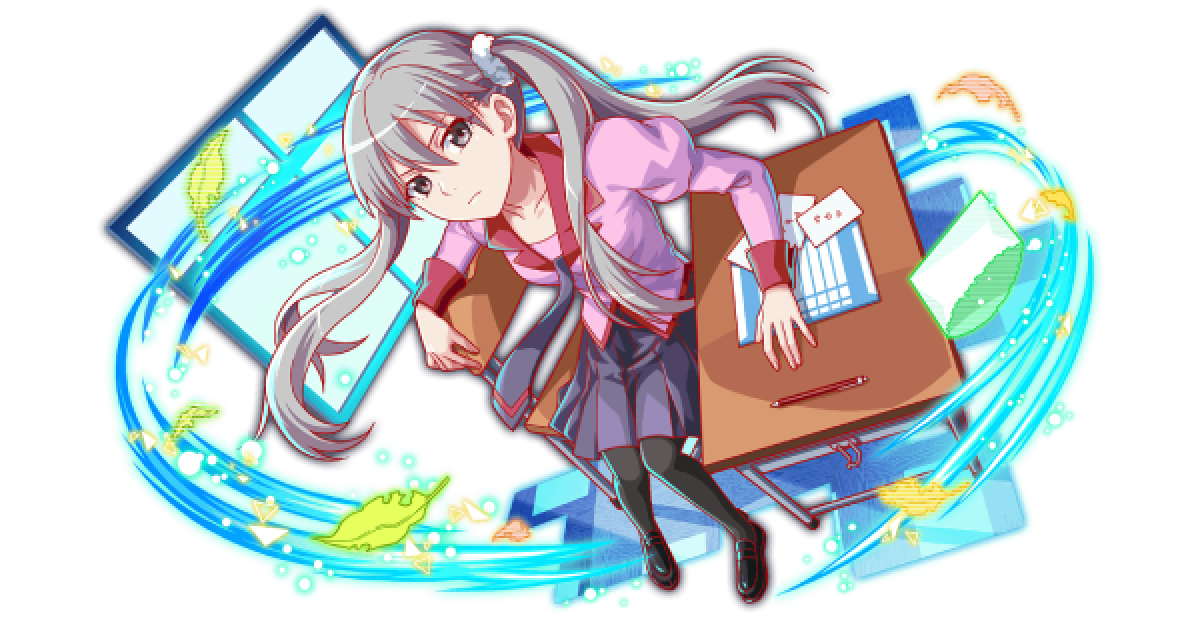 化物語 老倉育 キャラファイングラフ 複製原画 クラフィ】数学の妖精 老倉