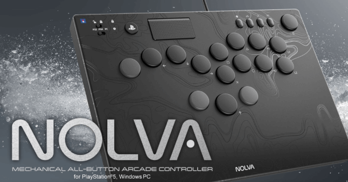 PS5/PCで使えるHORI製人気レバーレス『NOLVA』が再販売！高コスパで