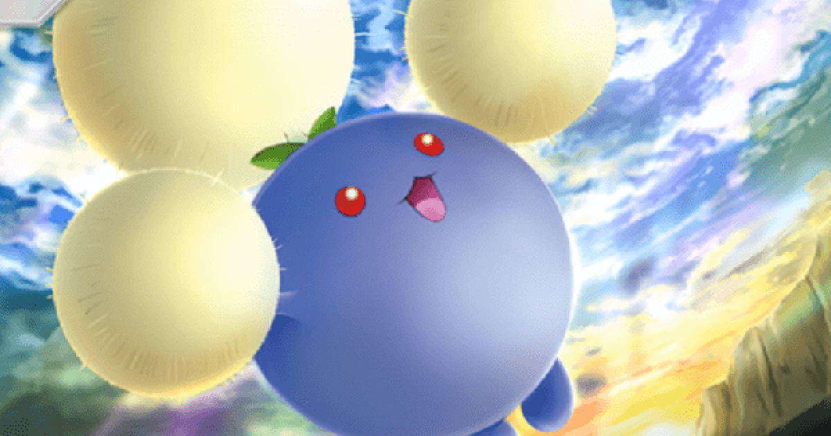 ナッシー ☆ エリカのわたっこ 【ポケポケ】ワタッコ(空と海の導き)の