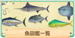 魚図鑑一覧 | 値段と魚影・出現時間