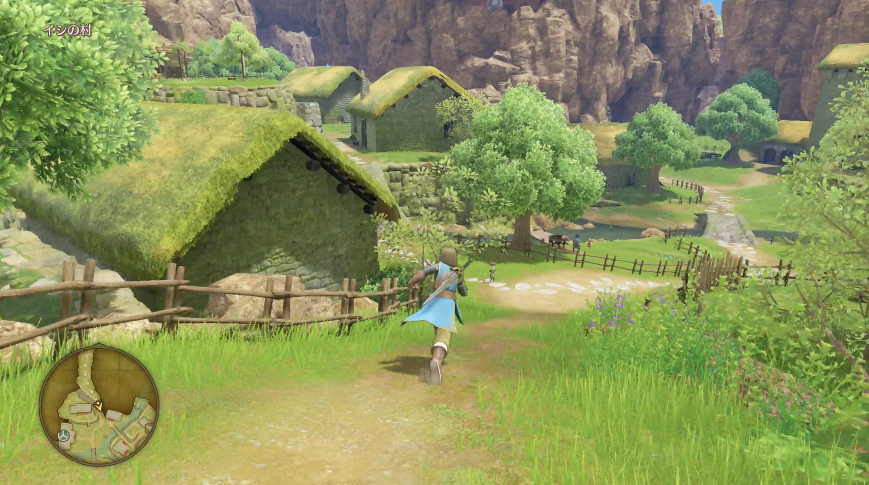 ドラクエ11Sのイシの村の復興