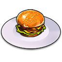 ハンバーガーのアイコン