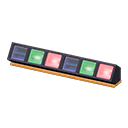 ステージライト黒オレンジ