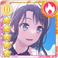 奥沢美咲【足先から感じる夏気分】のアイコン