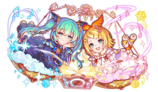 クラフィ】碧黄の星秤歌 初音ミク＆鏡音リン(進化適応)の評価