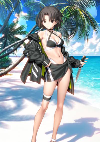 水着両儀式のセイントグラフ