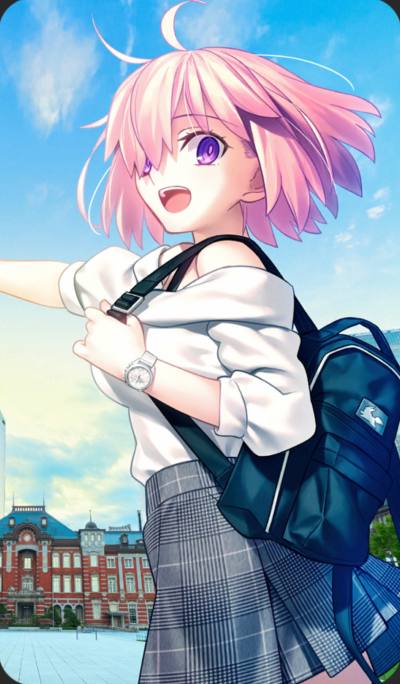 英霊星行：マシュ・キリエライトのイラスト