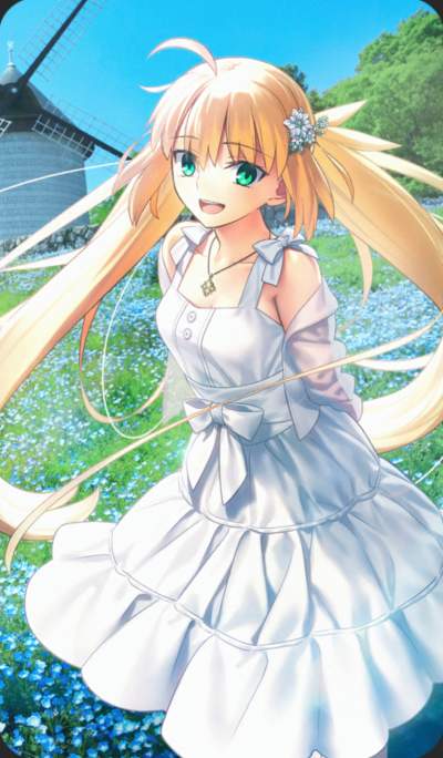 英霊星行：アルトリア・キャスターのイラスト