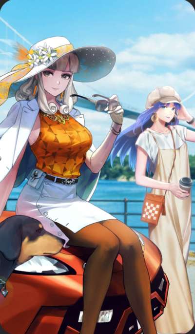 英霊星行：カーミラ＆メディアのイラスト