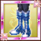 千早のチェックMYノート衣装-足-の画像