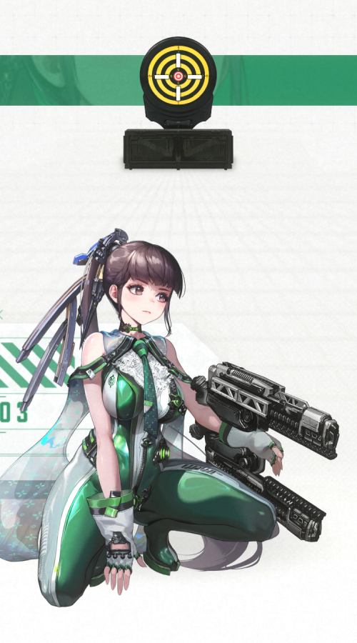 イヴの射撃待機画像