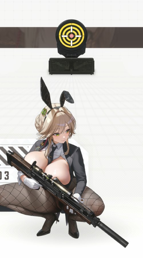 エード：エージェントバニーの射撃待機画像