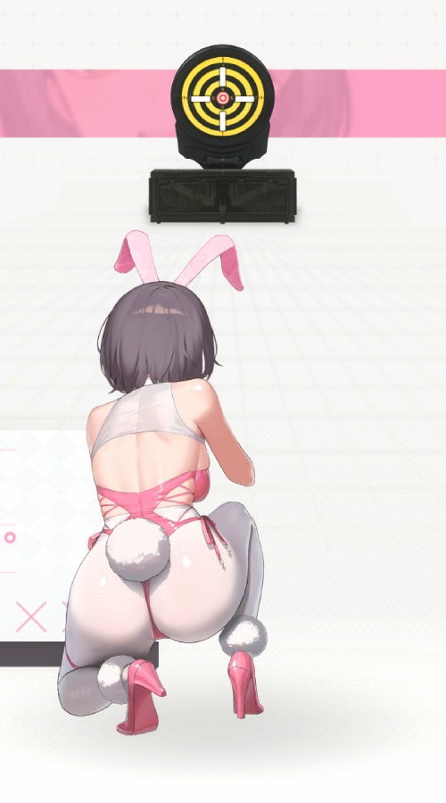 ミルク：ブルーミングバニーの射撃中画像