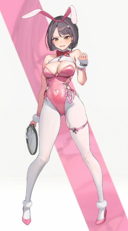 ミルク：ブルーミングバニーの全身画像