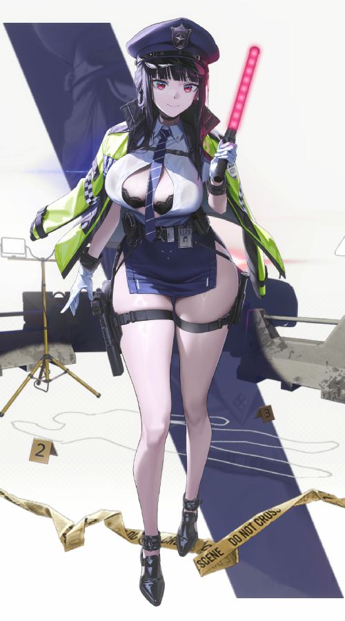 D：キラーワイフのコスチューム「シークレットポリス」