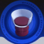 Red Cup Holder