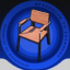Brown Wood Chair