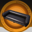 Black-Gold Sofa - Large
