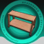 Wooden Shelf - Double