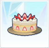 イチゴのホールケーキ