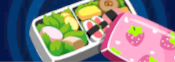 イチゴ柄の弁当箱