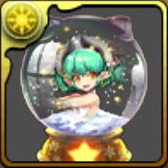 クリスマスミリーのスノードーム