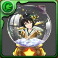 木クリスマスセリカのスノードーム