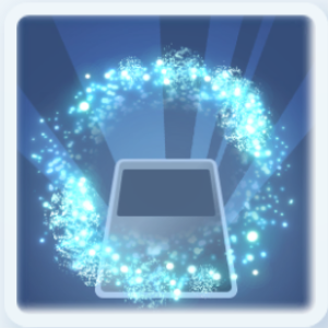 光る星くず 水色(バトル)