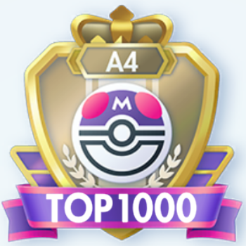 シーズンA4 マスターボールランク(TOP1000)