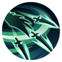 羽散りて鋒と為す