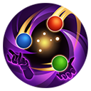 煌めくカラーボール