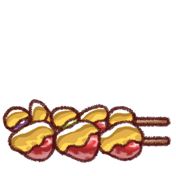 金のフルーツ飴