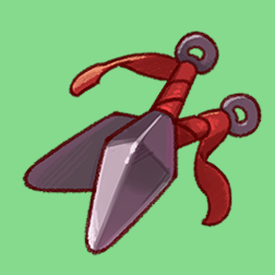 黒曜石の手裏剣