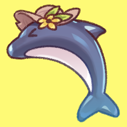 ナイアのイルカ水鉄砲