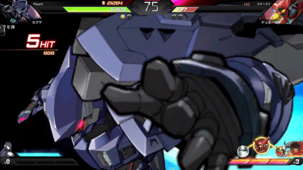 ロボ同士がぶつかり合う！