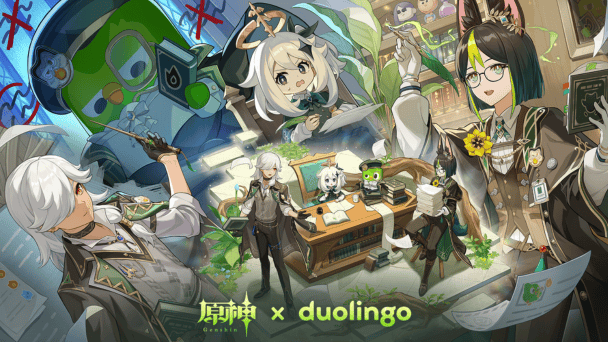 緑のアイツが『原神』と！