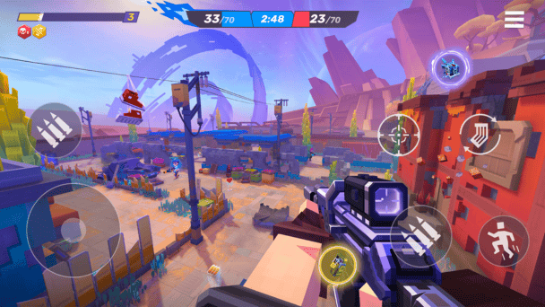 ピクセル感が魅力のFPS！