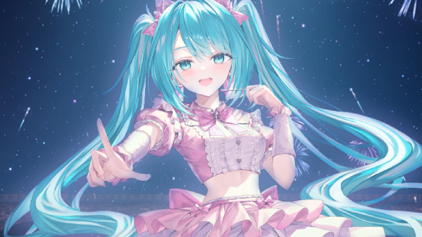 会場で初音ミクに会える！