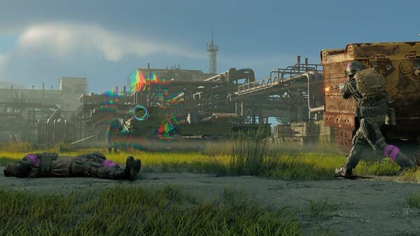 ▲戦いは空間と時間の境界線の外で繰り広げられる