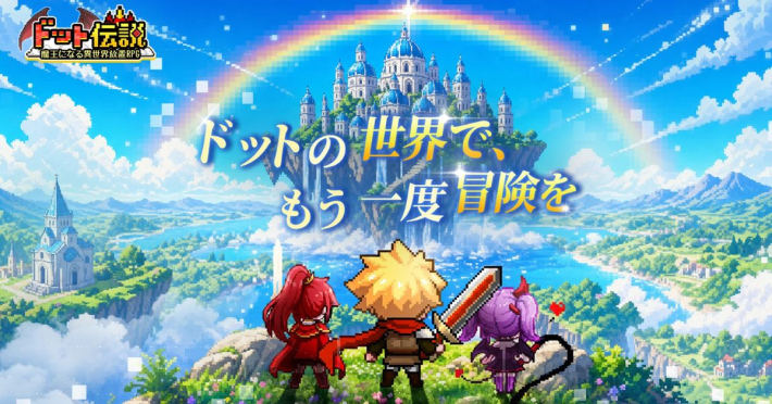 ドット伝説～魔王になる異世界放置RPG～