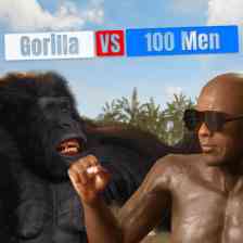 Gorilla Vs 100 Men